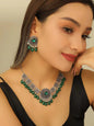 Retro Indian Style Necklace And Earrings Suite A&S Collection