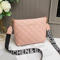 Trendy Small Messenger Bag for Women: Elegant Lingge Embroidery Design with Fashionable Chain Strap – Perfect Ladies’ Crossbody Purse for Everyday Style CJ