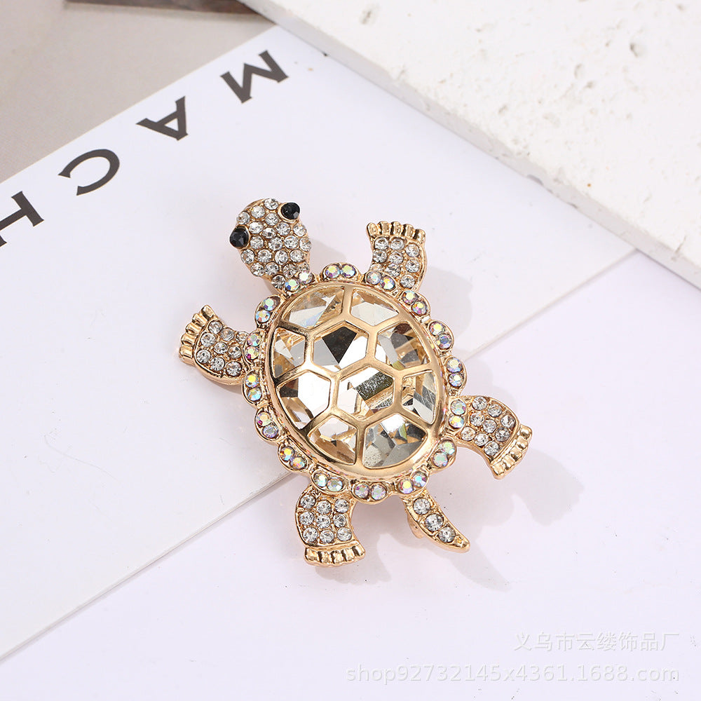 Retro Turtle Brooch High-grade Moving Object