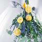 **Elegant eucalyptus lavender stems—refresh your shower decor naturally.** CJ