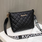 Trendy Small Messenger Bag for Women: Elegant Lingge Embroidery Design with Fashionable Chain Strap – Perfect Ladies’ Crossbody Purse for Everyday Style CJ