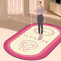 Oval Home Indoor Silent Anti-slip Fitness Thickened Skipping Rope Shock Pad Yoga Mat A&S Collection