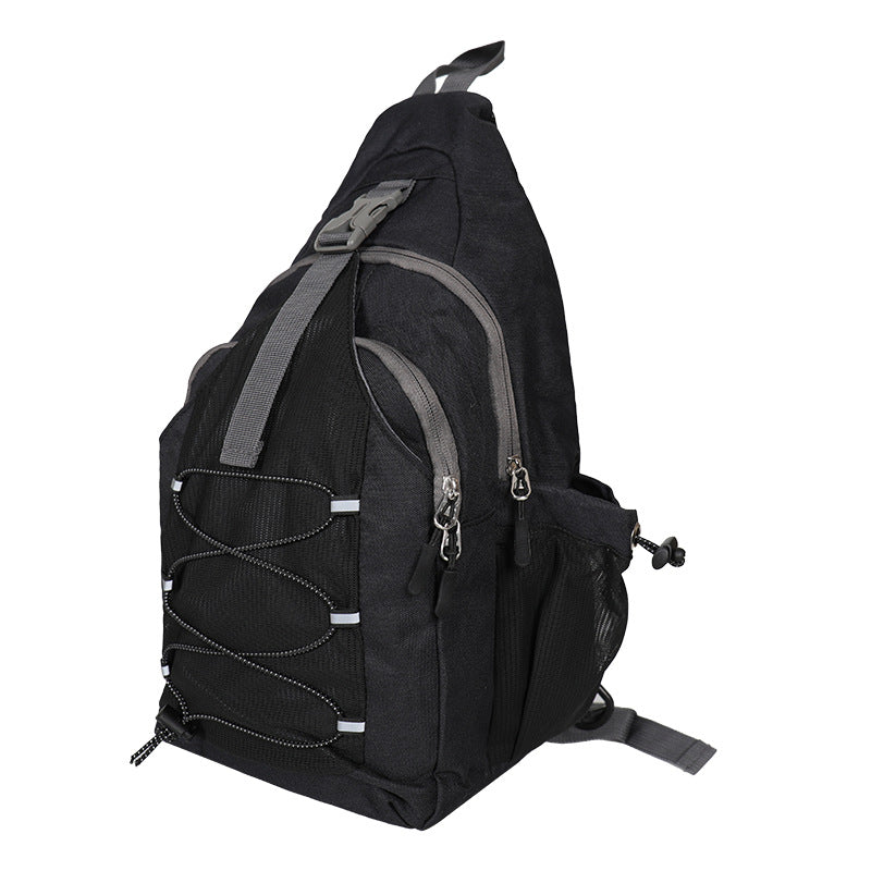 Oxford Cloth Men's And Women's Chest Bag Adult Crossbody Handbag Foldable Large Capacity A&S Collection
