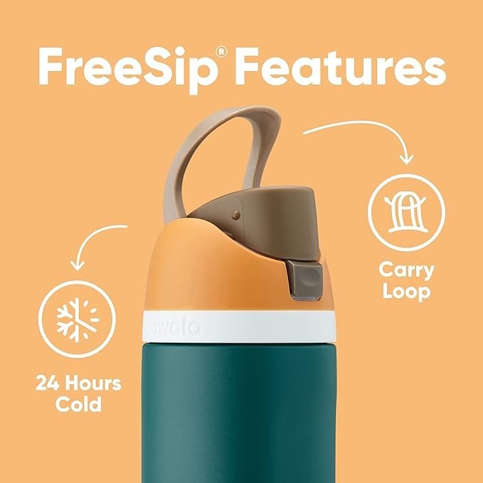 FreeSip Insulated Stainless Steel Water Bottle A&S Collection
