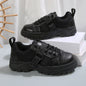 Lace-up Canvas Shoes With Hook Design Fashion Breathable Thick-soled Round-toe Casual Shoes For Women Sneakers A&S Collection