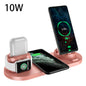 Wireless Charger For IPhone Fast Charger For Phone Fast Charging Pad For Phone Watch 6 In 1 Charging Dock Station A&S Collection