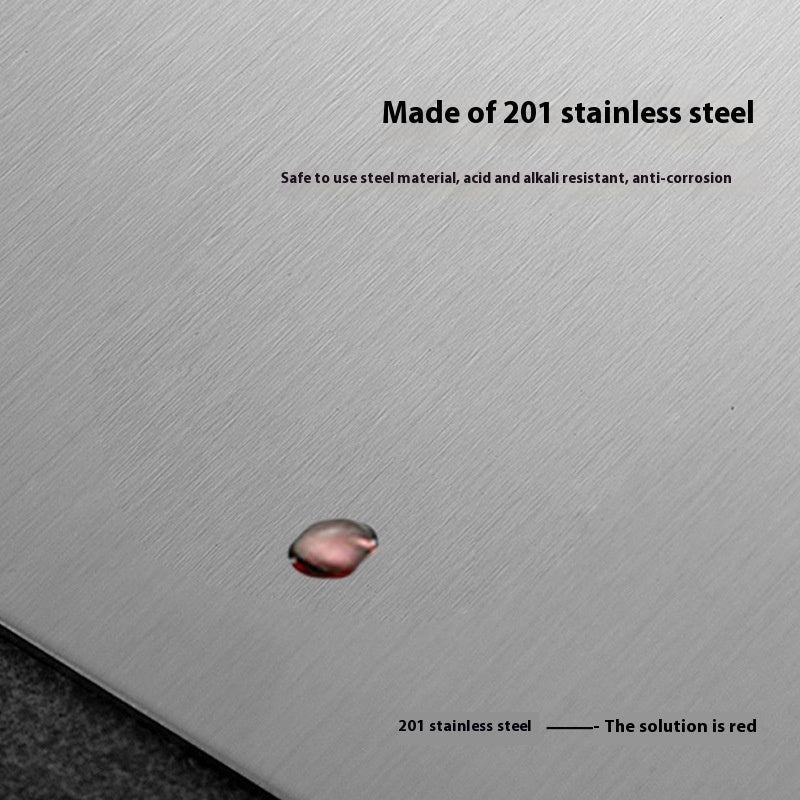 Premium Stainless Steel Cutting Board: Thickened, Anti-Mold Kitchen Tool for Vegetables and Meat – Essential for Every Cook A&S Collection