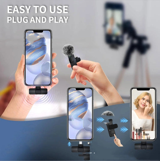 K1K9 Wireless Collar Clip Microphone - Sleek Design with Clear, Professional Audio CJ
