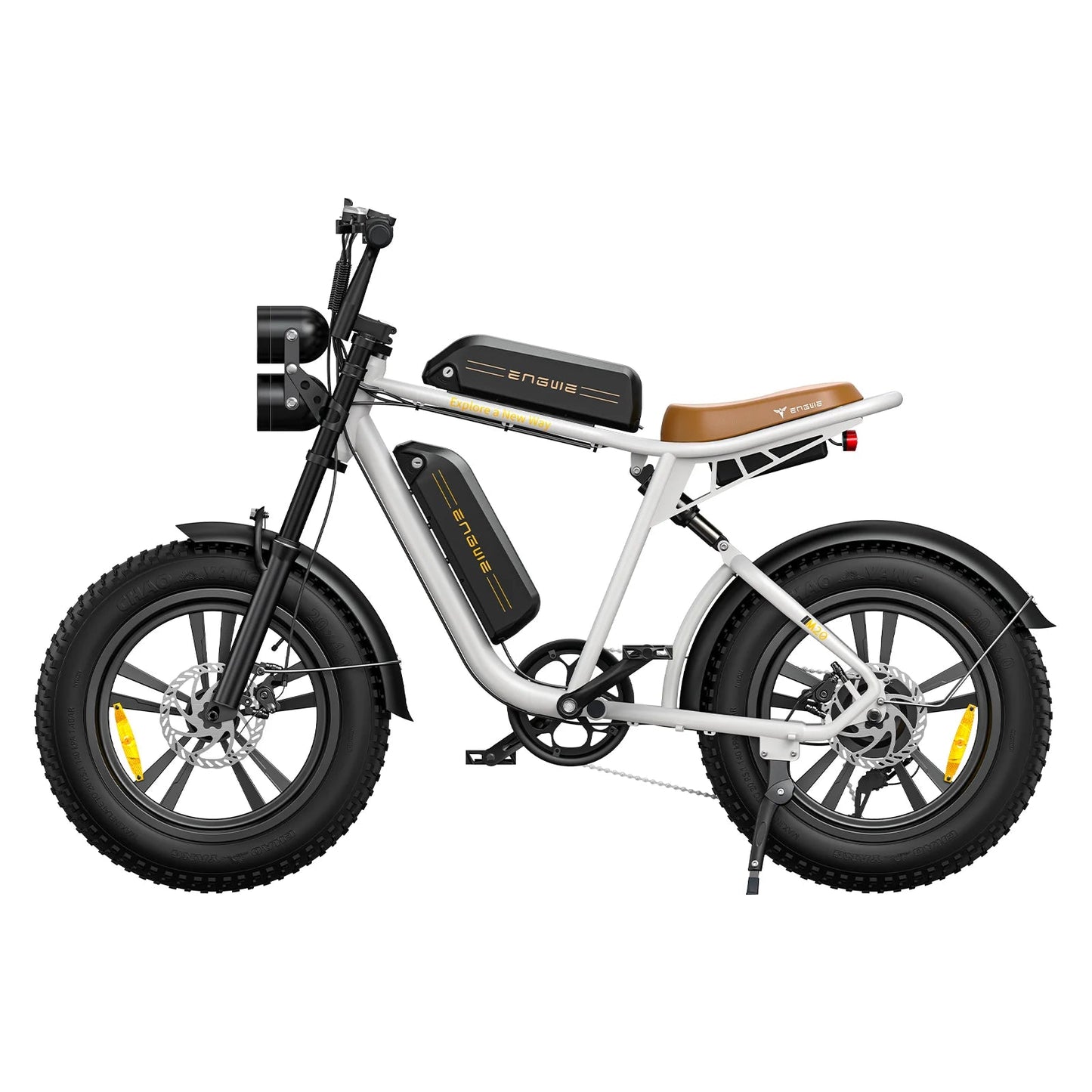 ENGWE 750W Electric Bike, Dual 48V 13Ah Batteries , 28MPH Speed, 150 KM Max Range, Shimano 7 Gears, Ideal for All Terrains gsmFI
