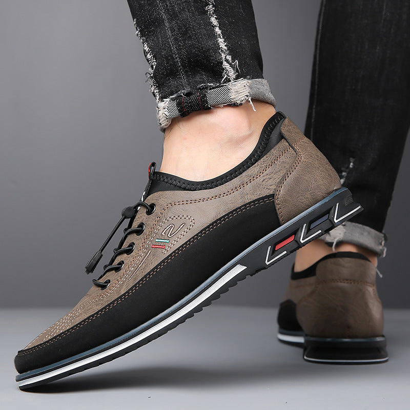 Genuine Leather Sports Comfortable And Non-slip Waterproof Leather Shoes Men's A&S Collection