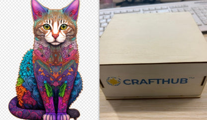 Animal Puzzle Craft Hub: A3 Size Creativity Kit for All Ages A&S Collection
