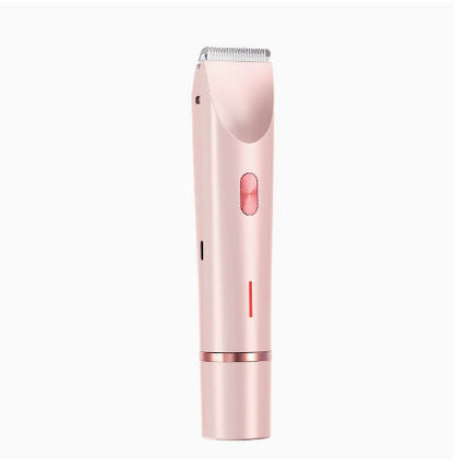 2 In 1 Hair Removal Epilator USB Rechargeable Trimmer Women Body Razor Face Leg Armpit Bikini Hand Pubic Shaver Hair Remover A&S Collection