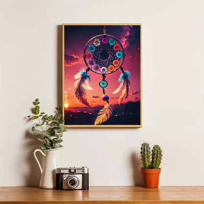 5DDIY Diamond Painting Set - Full Diamond Round Water Diamond Art, Sparkling Mosaic Handmade Home Decoration, Including Durable Canvas And Tools A&S Collection