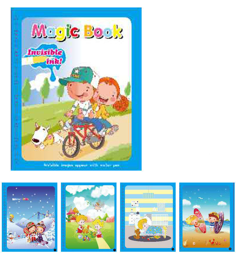 Children's Magic Water Painting Book Coloring And Coloring Book A&S Collection