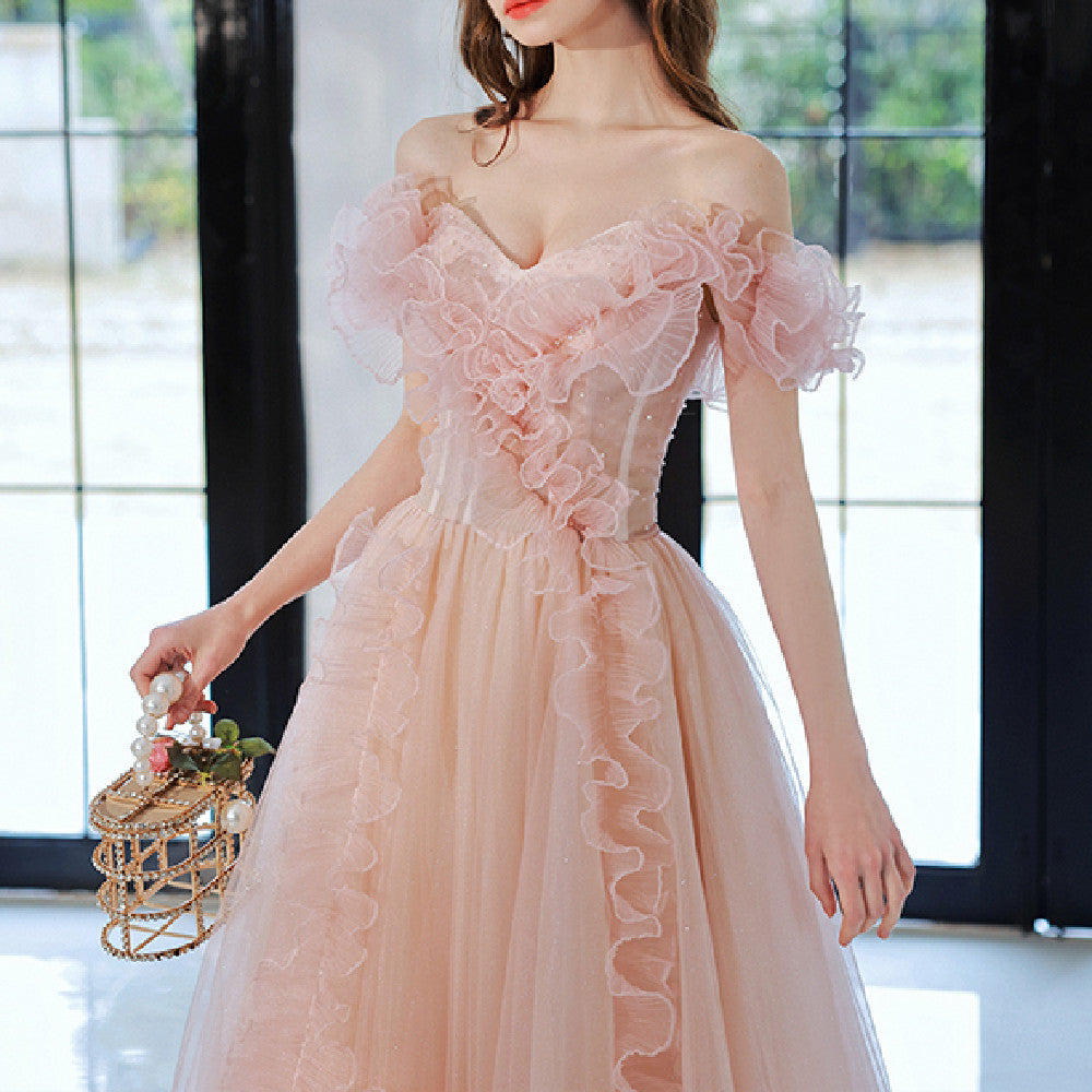 Show Host Wedding Dress Evening Dress CJ