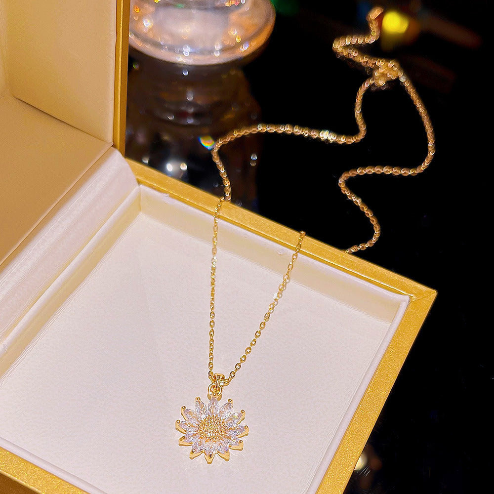 Fashion Titanium Steel Necklace - Light Luxury Design with Advanced Sense for Unique Style CJ
