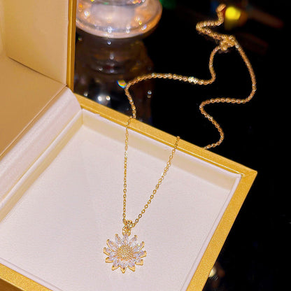 Fashion Titanium Steel Necklace - Light Luxury Design with Advanced Sense for Unique Style CJ