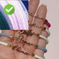 Personalized Colorful Rope Chain Custom Name Bracelet Personalized Adjustable Name Jewelry For Girls A&S Collection