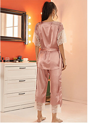Women's pajamas set home casual pajamas long pajamas A&S Collection