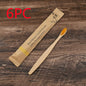 Flat Bamboo Toothbrush Kraft Paper Bag Toothbrush A&S Collection