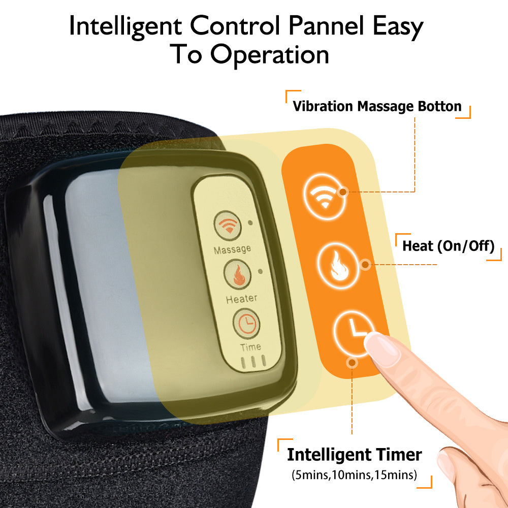 Electric Infrared Heating Knee Massager Wrap Elbow Joint Support Vibration Therapy Physiotherapy Machine Pain Relief Massageador A&S Collection