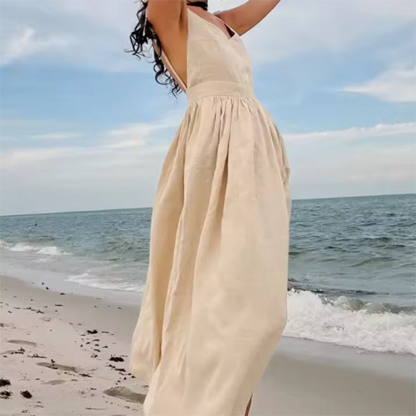 Backless High Waist Long Dress CJ