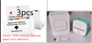 Portable Mini Thermal Label Printer: Home Photo Printer and Student Study Aid with Bluetooth Compatibility – Ideal for Price Tags and Error Correction A&S Collection