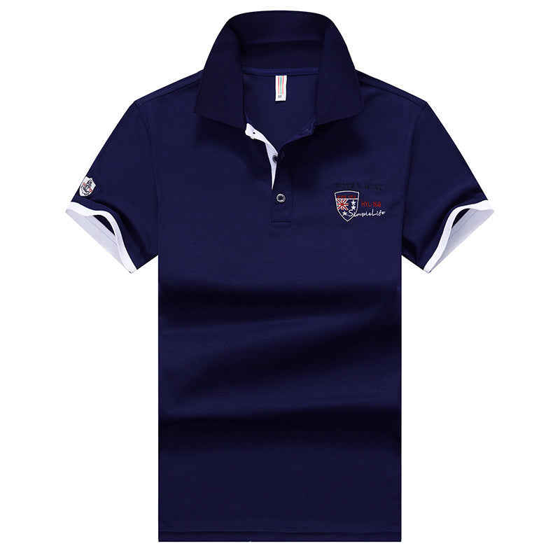 Men's casual half-sleeve lapel polo shirt for men A&S Collection