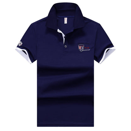 Men's casual half-sleeve lapel polo shirt for men A&S Collection