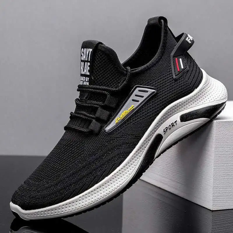 Various Styles of Men's Flying Woven Breathable Student Leisure Mesh Walking and Running Shoes A&S Collection