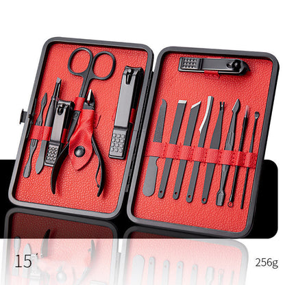 Professional Scissors Nail Clippers Set Ear Spoon Dead Skin Pliers Nail Cutting Pliers Pedicure Knife Nail Groove Trimmers A&S Collection