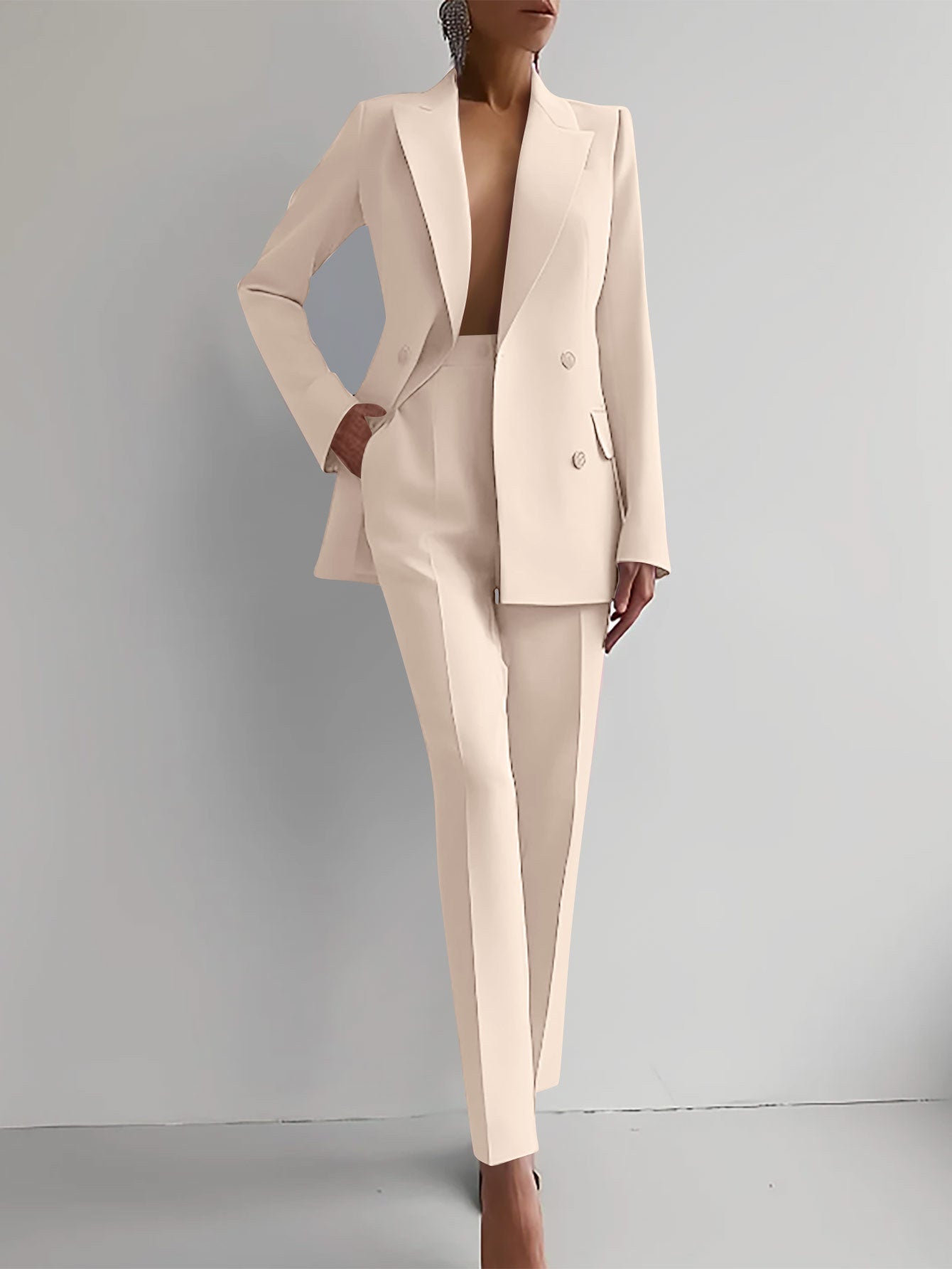 Elegant Long Sleeve Pant Set CJ