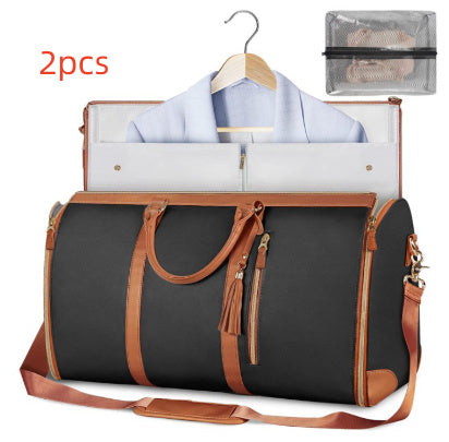 Large Capacity Travel Duffle Bag Women's Handbag Folding Suit Bag Waterproof Clothes Totes A&S Collection