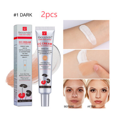 Moisturizing Correcting CC Cream Waterproof Anti-sweat Makeup Before Concealer Lasting Women Makeup Protect Skin Erborian Make A&S Collection