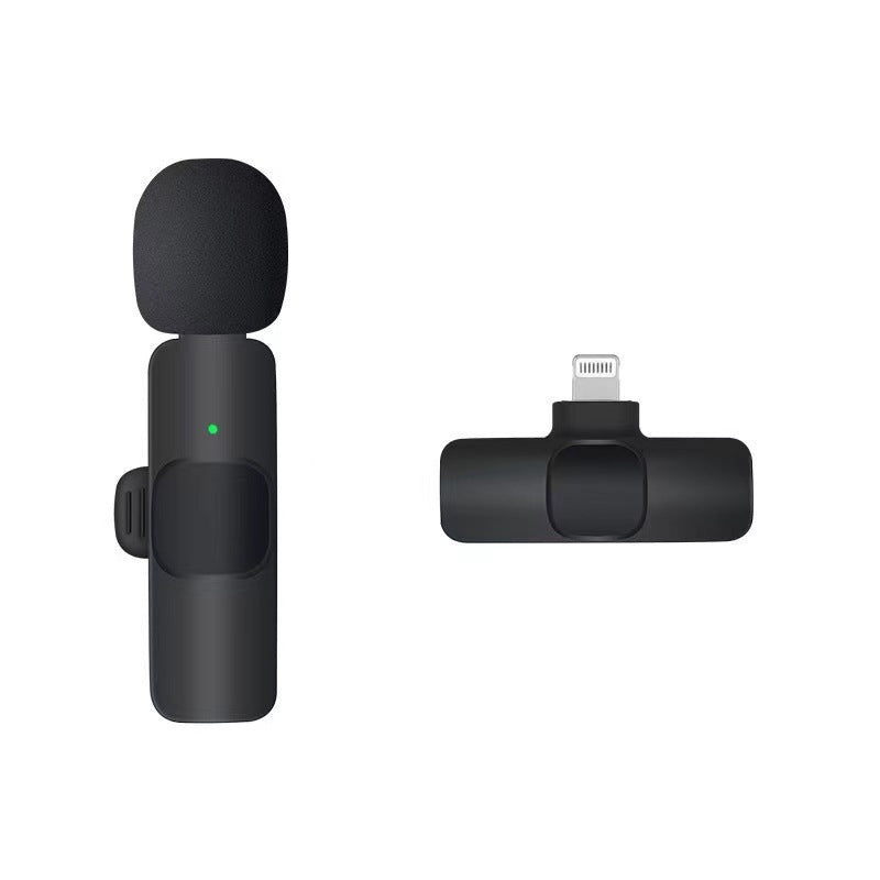 Dual Wireless Lavalier Microphone - Perfect for Outdoor Use with Crystal-Clear Audio CJ