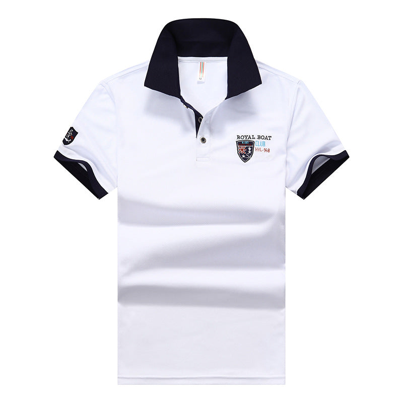 Men's casual half-sleeve lapel polo shirt for men A&S Collection