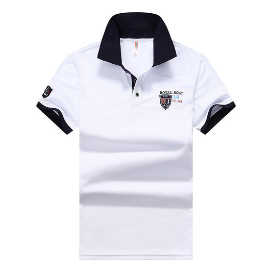 Men's casual half-sleeve lapel polo shirt for men A&S Collection