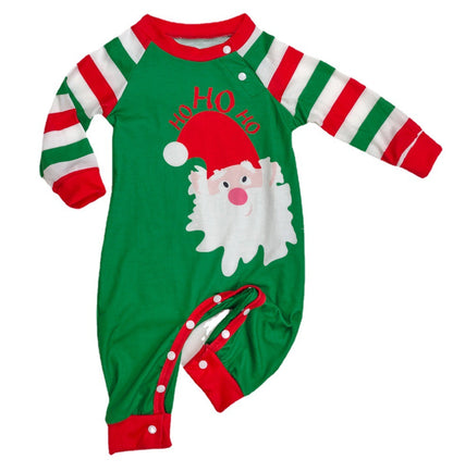 Christmas parent-child clothes printed home clothes pajamas