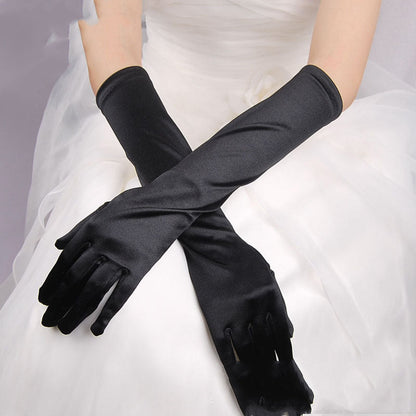 Wedding Dress Gloves Show Banquet CJ