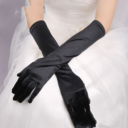 Wedding Dress Gloves Show Banquet CJ