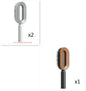 Self Cleaning Hair Brush For Women One-key Cleaning Hair Loss Airbag Massage Scalp Comb Anti-Static Hairbrush CJ