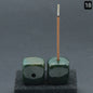 Exquisite crystal agate incense holders—add elegance to any space. CJ