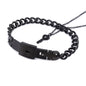 Special Day titanium steel love lock set: matching projection lock bracelet and key necklace for lovers A&S Collection
