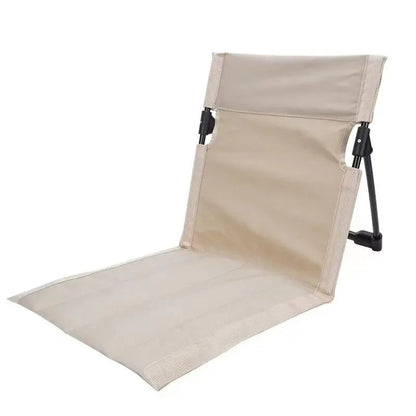 Foldable Camping Chair Outdoor Garden Park Single Lazy Chair Backrest Cushion Picnic Camping Folding Back Chair Beach Chairs A&S Collection