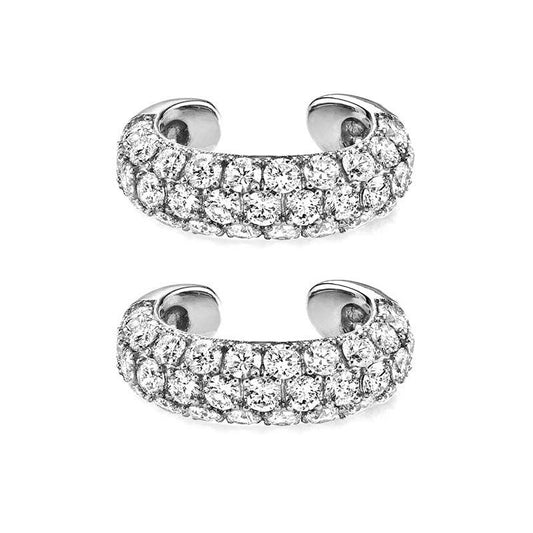 Luxury micro-et zircon ear clip fashion trend exquisite women's wind earrings batch A&S Collection