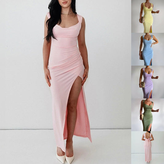 Elegant Sleeveless Dress Women CJ