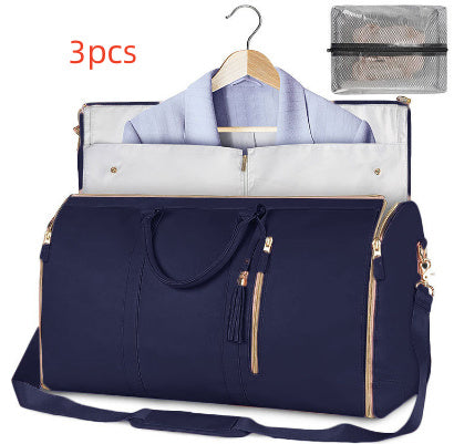 Large Capacity Travel Duffle Bag Women's Handbag Folding Suit Bag Waterproof Clothes Totes A&S Collection