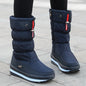 Winter New Plus Velvet Thick Cotton Shoes Thermal Middle Tube Waterproof Non-slip Boots A&S Collection
