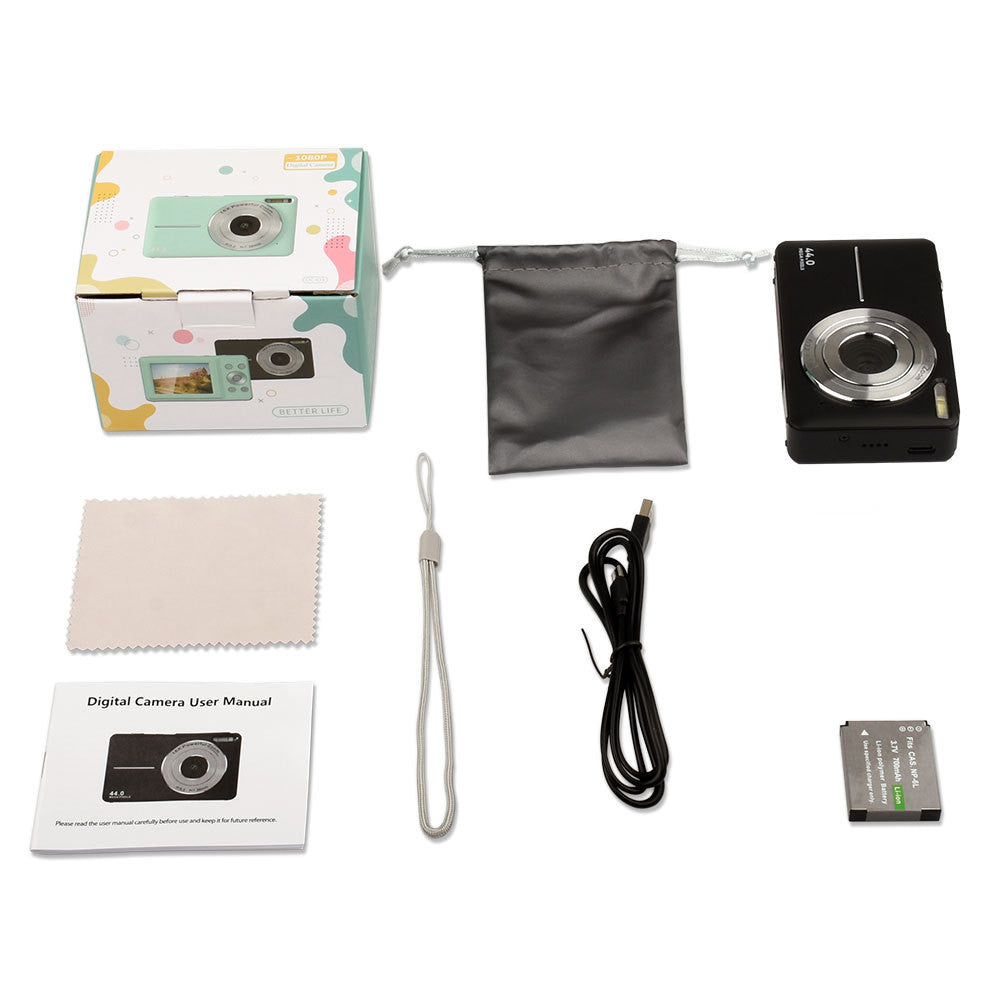Mini Digital Camera Children's HD Digital Camera Student Mini Digital Camera Boys And Girls Christmas Birthday Gift Children's Entry-level Camera A&S Collection