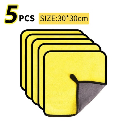 Microfiber Towel Car Microfiber Cloth Wash Towel Microfiber Cleaning Cloth Car Wash Drying Towel Auto Detailing A&S Collection